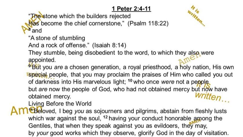 1 Peter 2.8.12