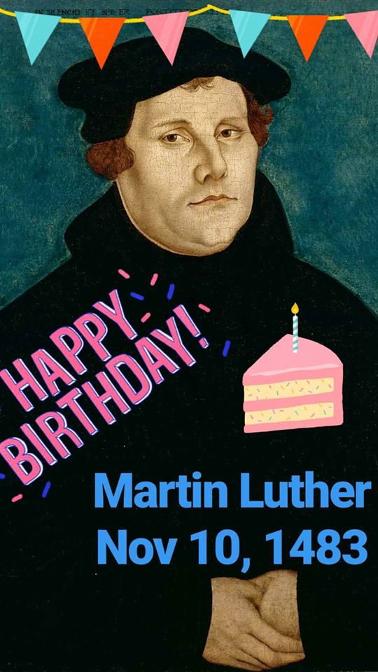 HAPPY BDAY MARTIN LUTHER