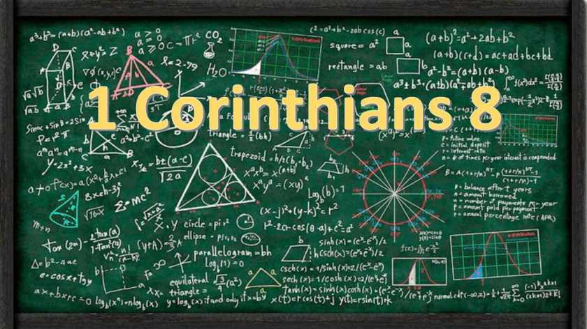 1 Corinthians 8