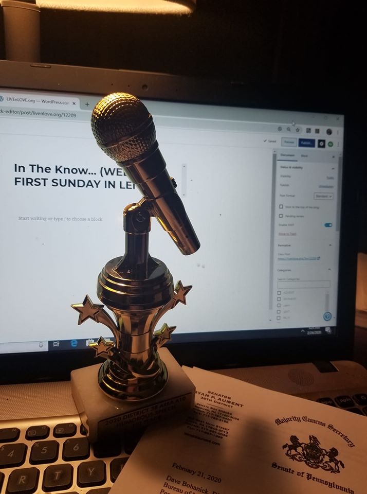 In The Know… (WEEK OF FIRST SUNDAY IN&nbsp;LENT)